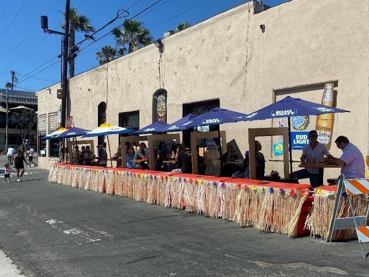 Outdoor Dining In Manhattan Beach Going Going Gone In 3 2 Vote Manhattan Beach CA Patch