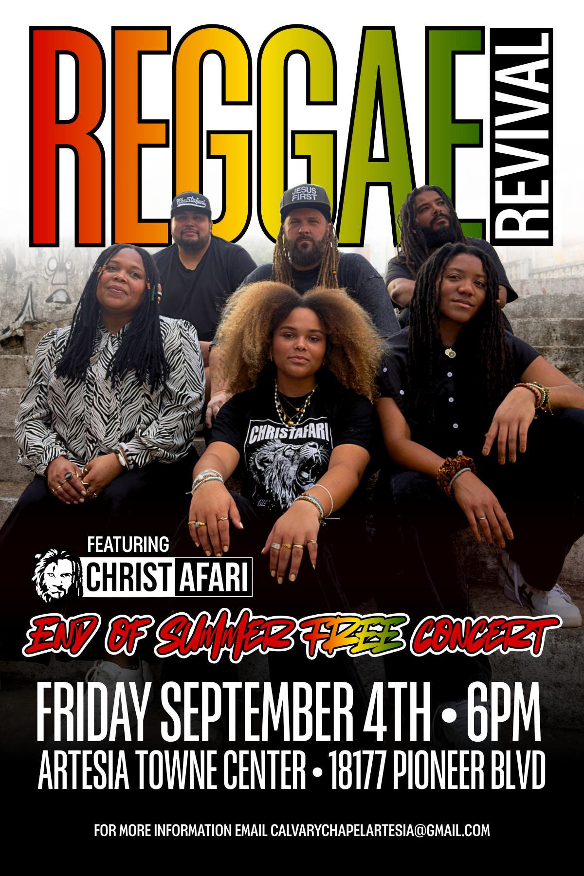 You Are Invited to a Free Reggae Concert!!