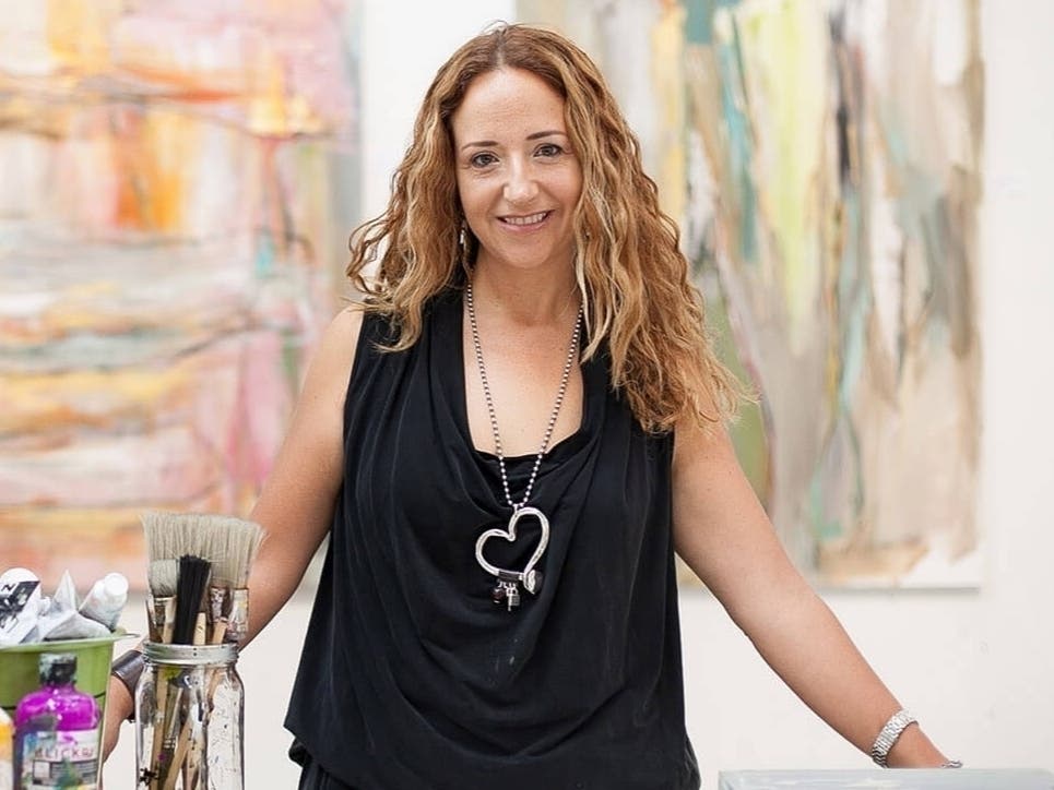 Claudia Concha​ is leading a Spanish-and-English online art class via Zoom with 18th Street Arts in Santa Monica.