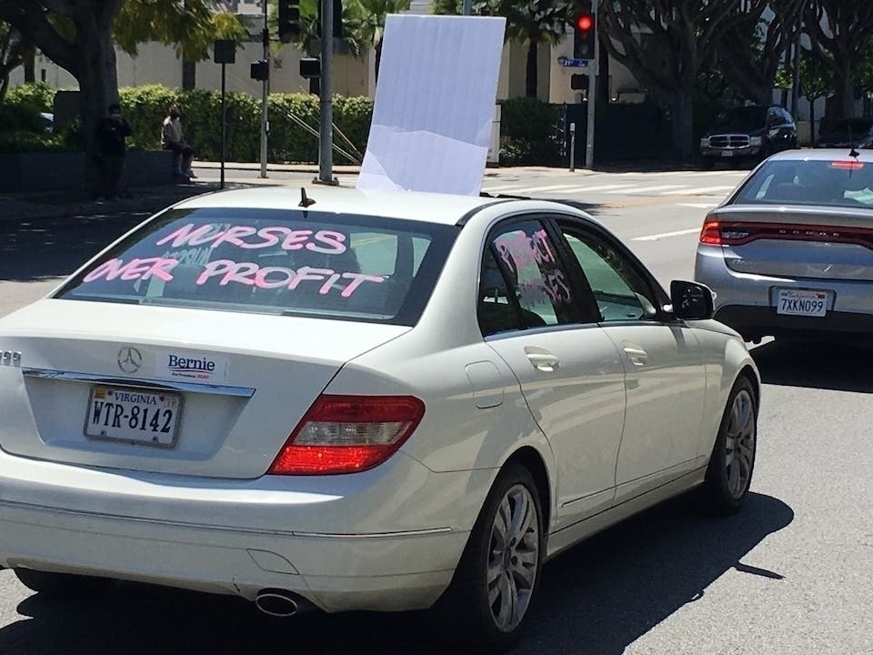 Ten nurses who were suspended with pay from a Santa Monica Hospital have been reinstated.