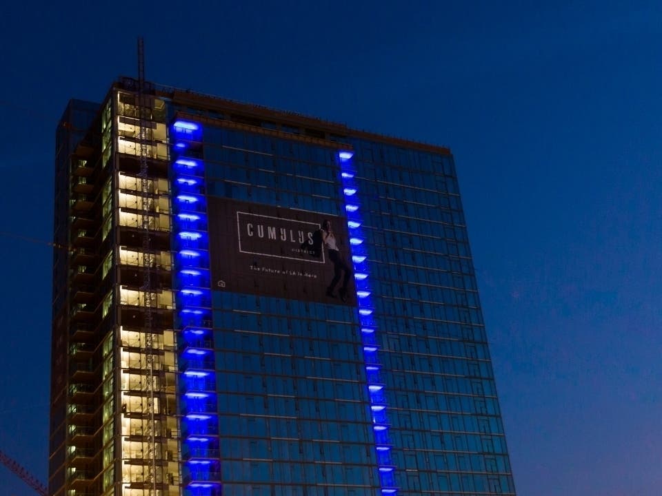 Cumulus District's tower will be lit up in blue Thursday to honor health care and essential workers.