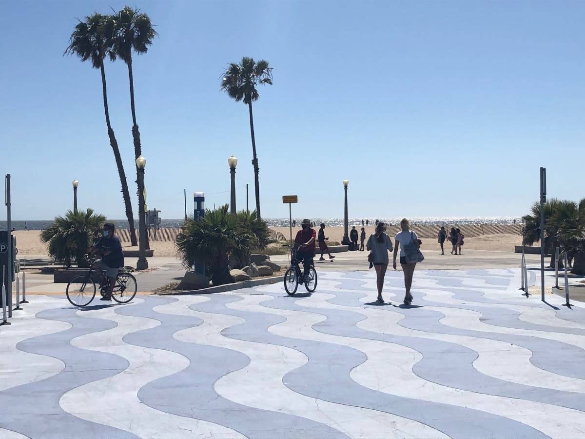 The Marvin Braude Bike Trail in Santa Monica remains closed.