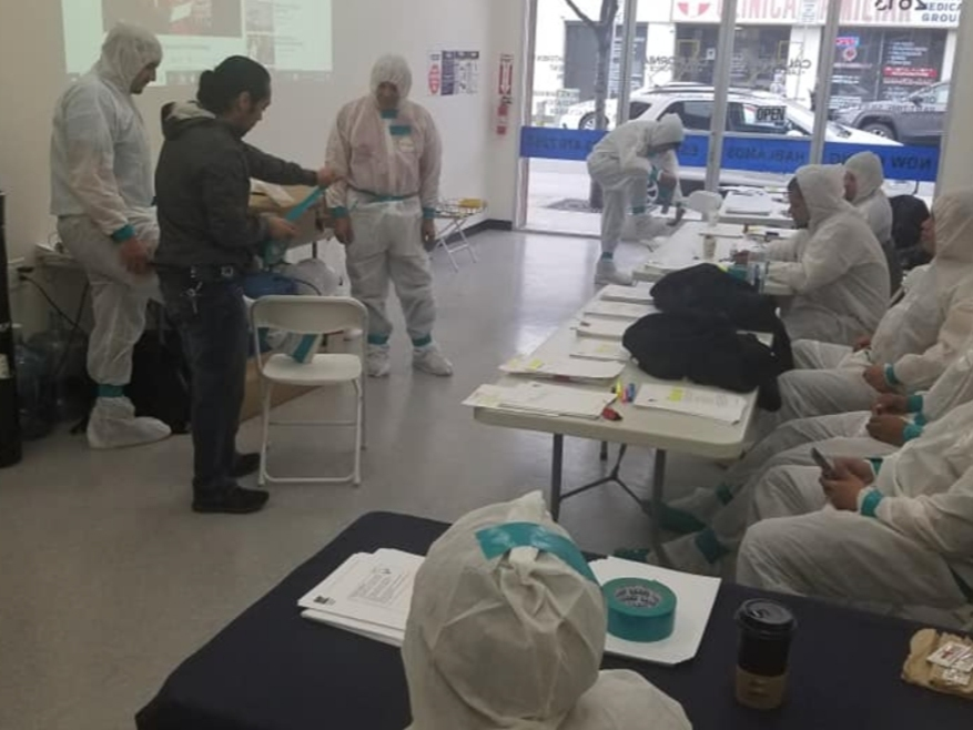 Crews from the California Labor Force have been repairing and rebuilding damaged businesses in Santa Monica and across LA County.