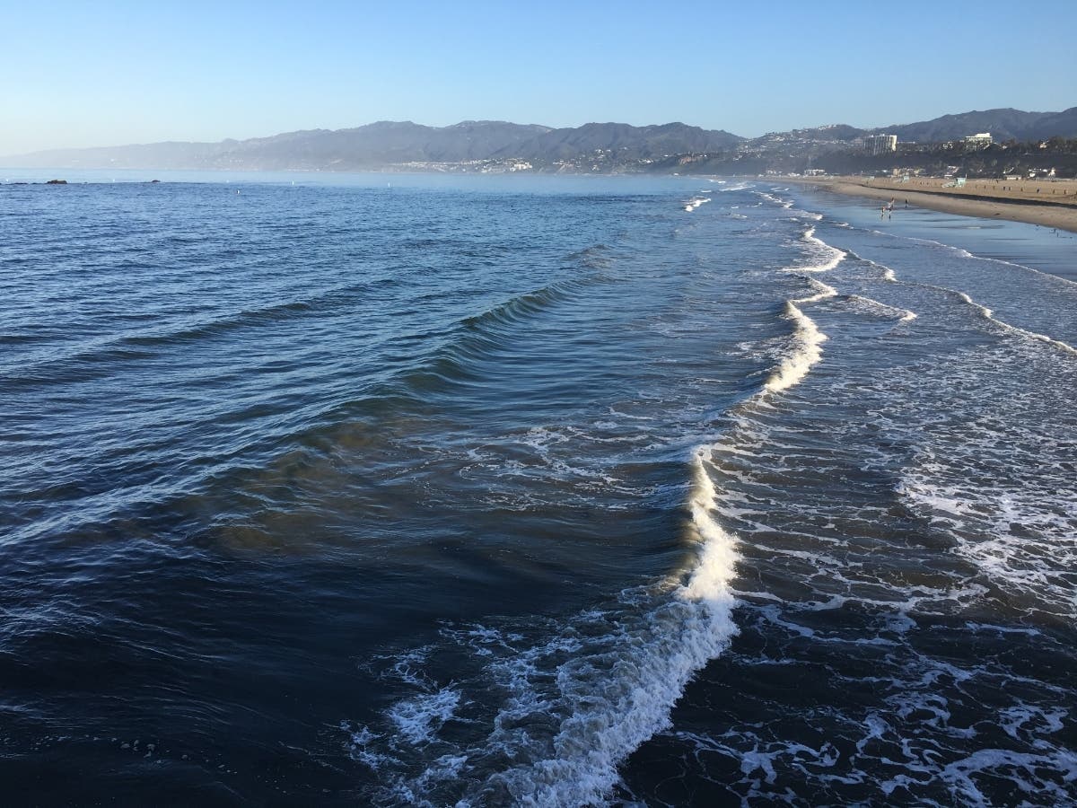 A boat was rescued near Santa Monica and Malibu Wednesday. 