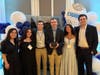 Johnson Brunetti’s Jacqueline Ng, Gabriella Muraca, Michael Gurney, David Bartkus, Marisol Handren and Max Gordon at Boston Business Journal awards banquet. 