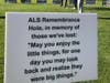 ALS Golf Classic features Remembrance Hole