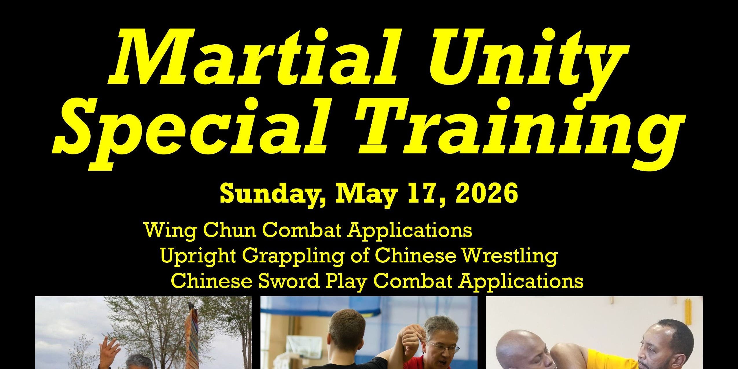 Martial Unity Special Training (M.U.S.T.): A Full Day of Skill‑Building 