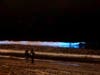 Bioluminescent waves spotted Wednesday night from Ocean Street, near Beach Terrace Inn, in Carlsbad. 