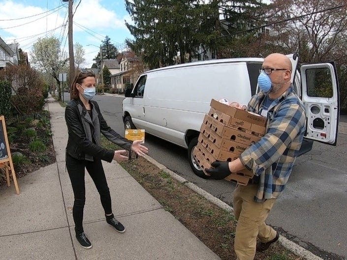 Share My Meals founder Isabelle Lambotte wants to remind people they likely know someone who is struggling to get enough to eat, especially after coronavirus business shutdowns left millions unemployed. “It's really something we have to understand.”