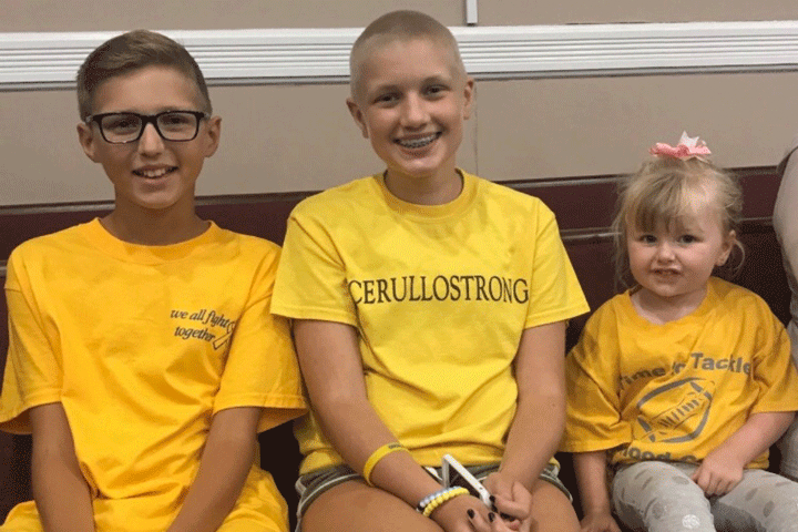 Sean Ries, Hannah Cerullo, and Emma Wyman