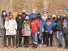 Volunteers at a recent food distribution coordinated by Kiwanis Club of Greater Roxbury
