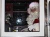 Santa Claus arrives on the Lake Hiawatha Fire Truck
