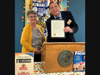 Marie Fragomeni, representing Morris County Clerk Ann Grossi, presented Frank Cahill with a proclamation, recognizing his achievements and contributions to the community.