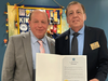 Mayor James Barberio of Parsippany-Troy Hills presented Frank Cahill with a special proclamation in recognition of his numerous contributions to the community. The proclamation highlights Cahill’s many achievements and longstanding dedication.