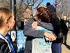 Post Race Hug