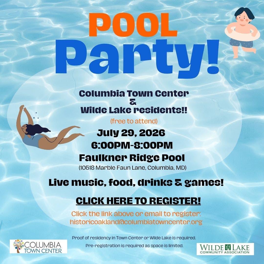 Columbia Town Center Community Pool Party