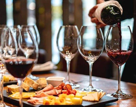 Organic Wine tasting, food, and a tour 
