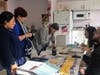 CAAS staff sign in to vote on the proposed contact 