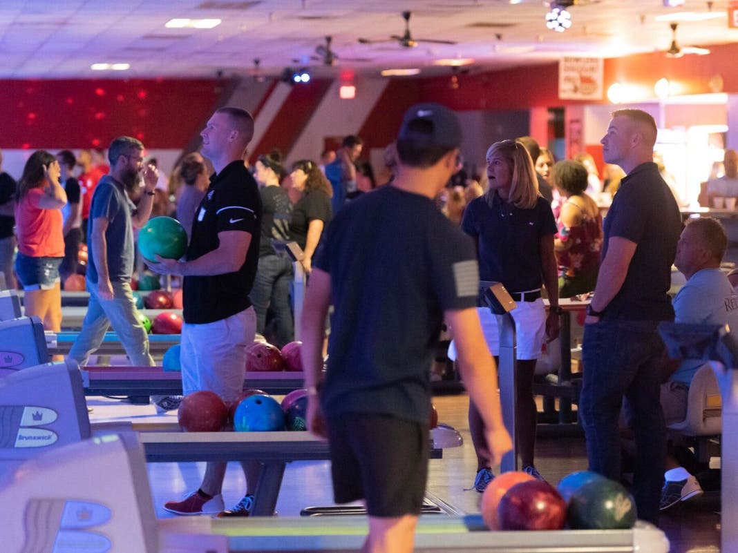 Howard County Police Department Academy Class 43 held a bowling fundraiser for Grassroots.