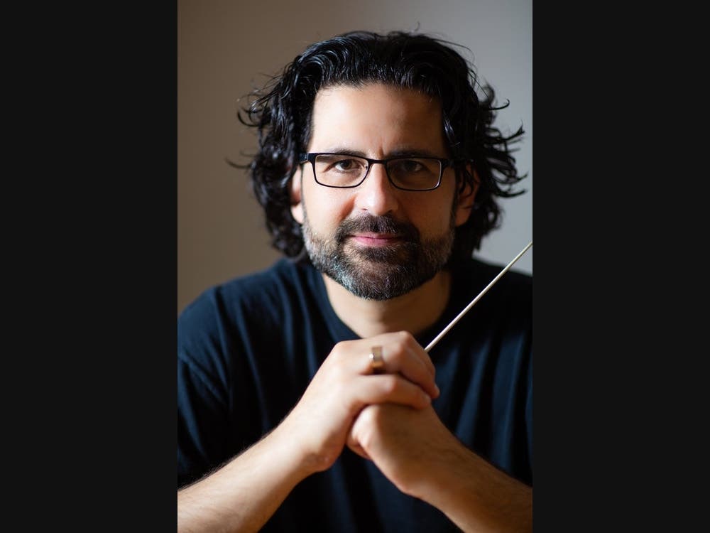 Cellist Amit Peled performs at Vantage Point on April 30. 