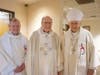 Fr. Norbert celebrated Mass with concelebrates Bishop Robert Kurtz,CR (Right) and Fr. Joe Malczyk, CR (Left).