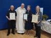 Fr. Norbert received several Recgnitions including one from Pope Francis, Mayor Gina Cunningham and the Bishop of Joliet, the Most Reverend Ronald A. Hicks 