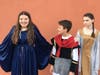 Princess Winnifred (Megan Moyers) charmed  Prince Dauntless (Vanya Weinstock) but not the Queen (Olivia Foreman)