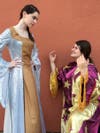 The Queen (Olivia Foremen) expresses her dissatisfaction with the Wizard (Ava DiBabbo).