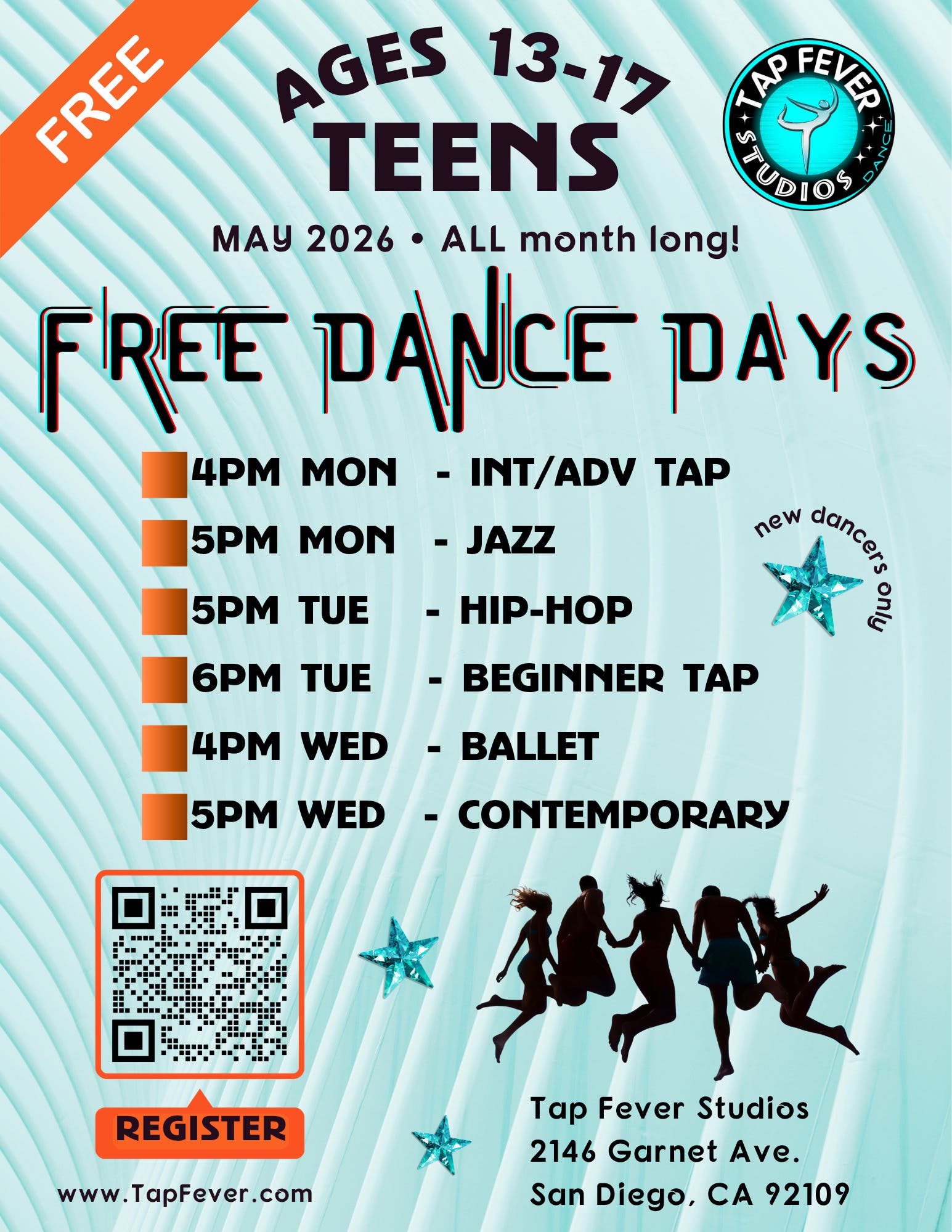 Free Teen Dance Classes