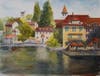 Cafe on Lake Lucerne