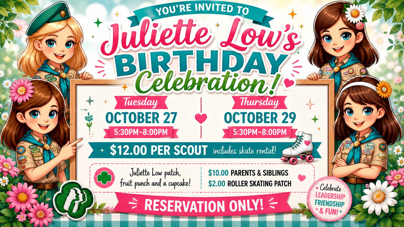 Juliette Low's Birthday Celebration!
