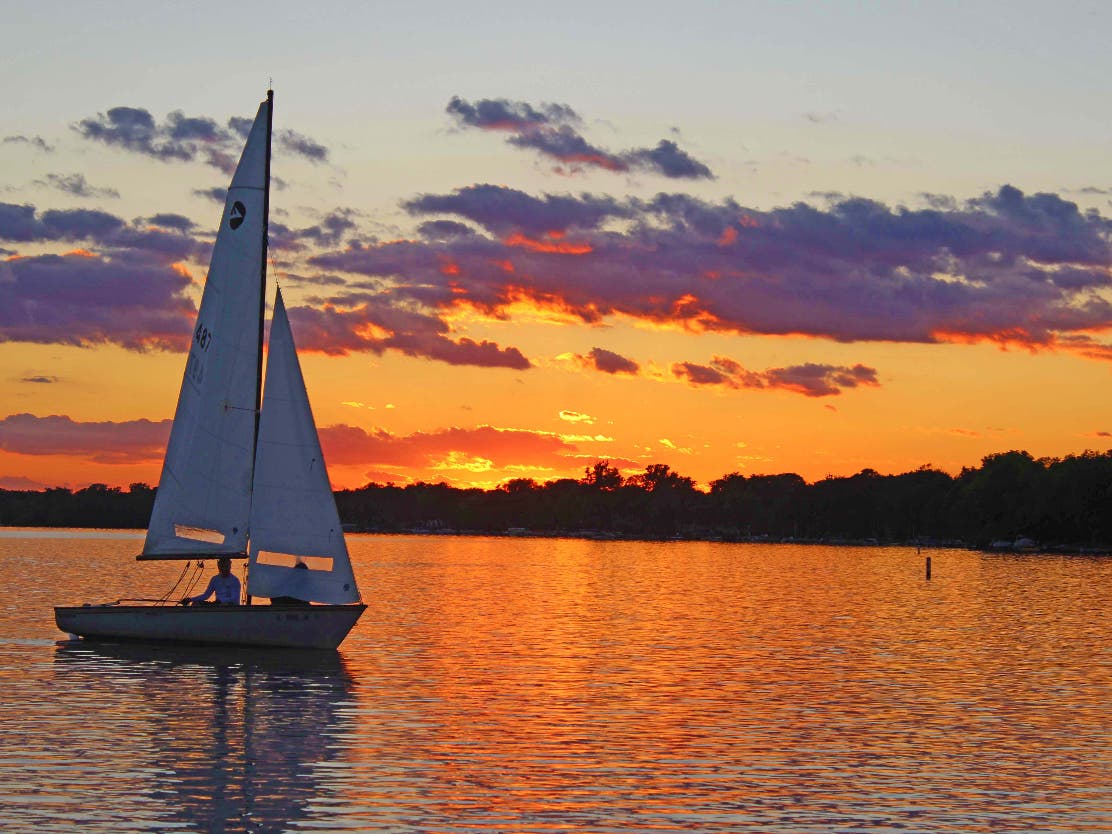 Crystal Lake, view from Main Beach