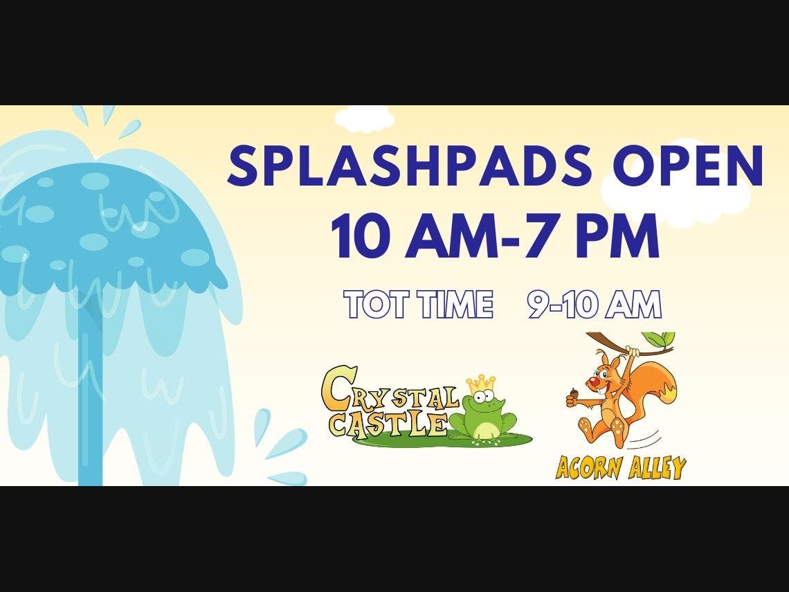 24 SPLASHPADS OPEN SLIDE - 1