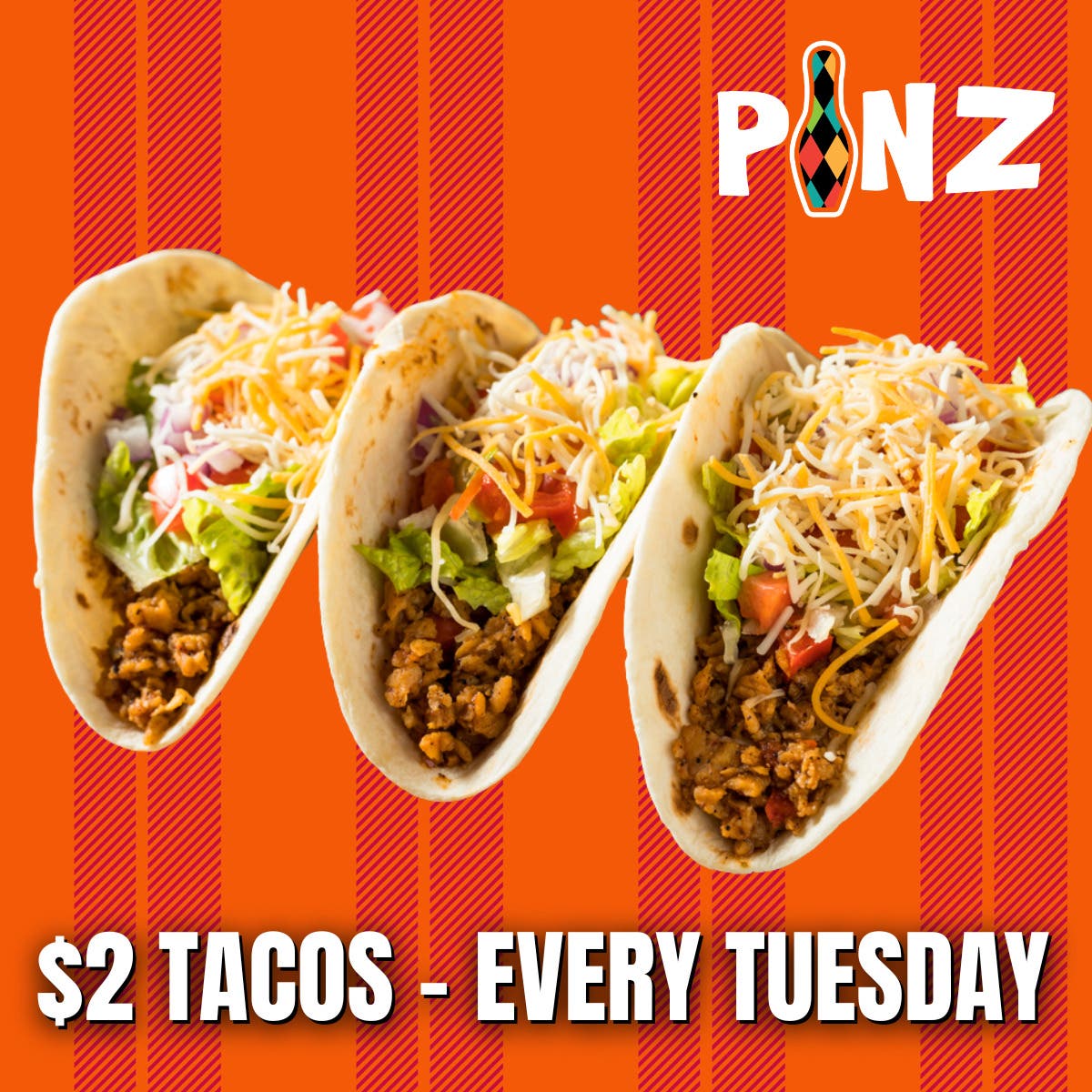 Taco Tuesday at PINZ Milford