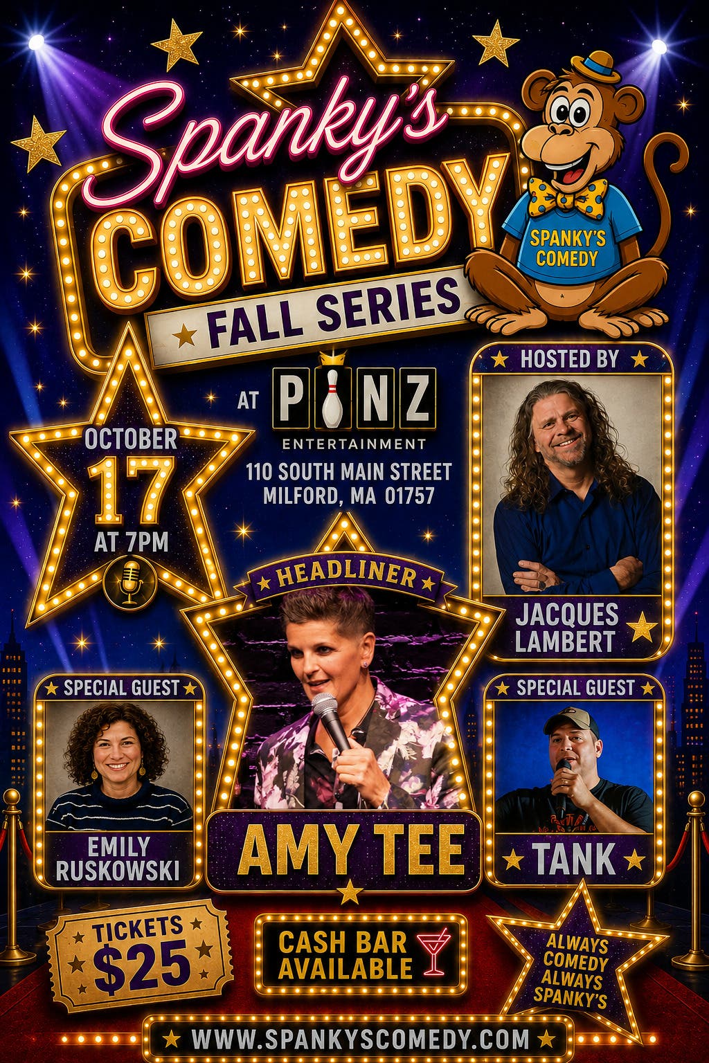 Comedian Amy Tee Headlines Fall Comedy Series at PiNZ