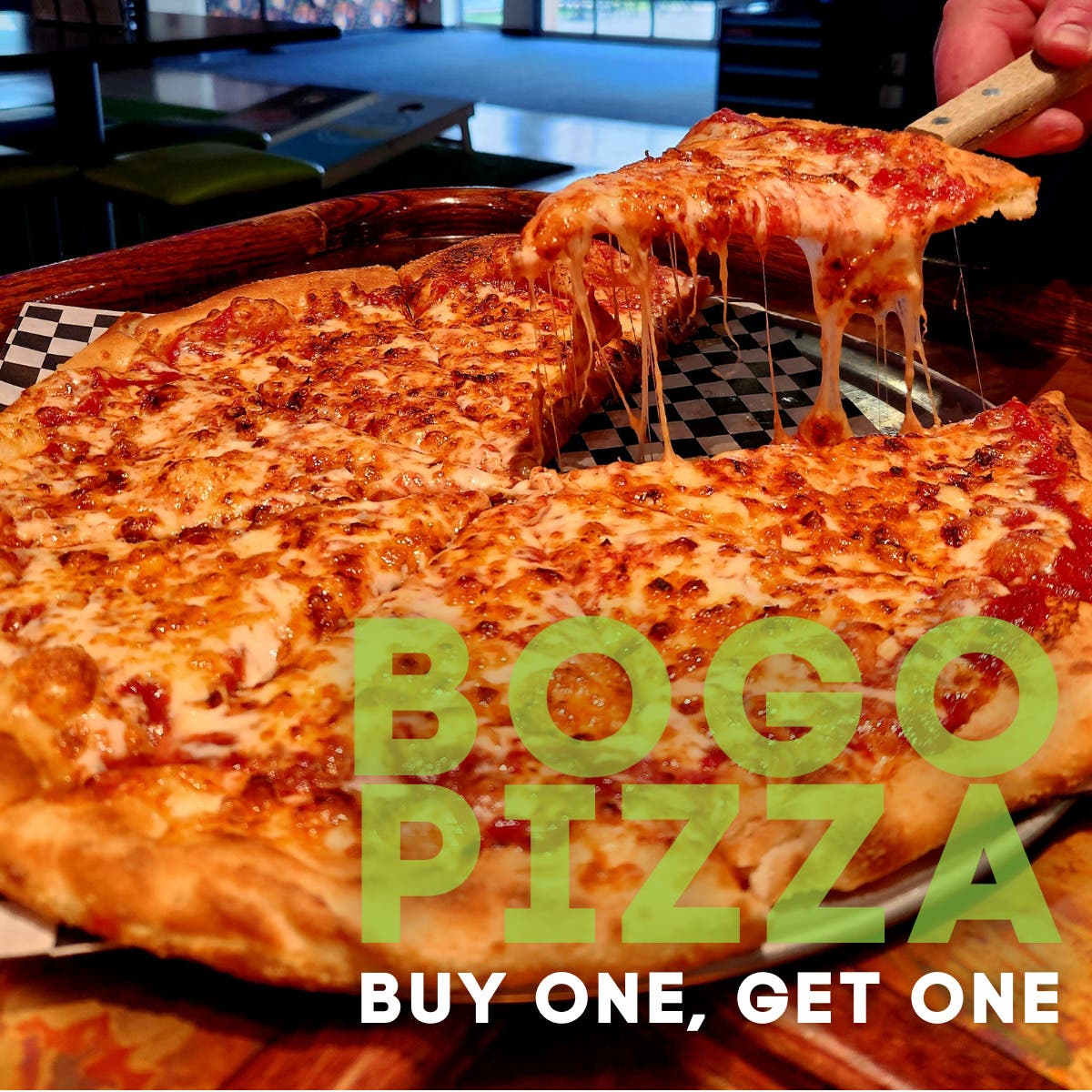 BOGO Pizza - every Wednesday!