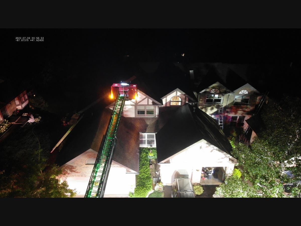 A fire in an Orland Park row house Saturday, July 30 spread to the attic but was extinguished before it reached neighboring buildings. 