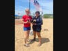 Maren Anderson, after winning 1st place at the Kraken Beach Wrestling Championships. 