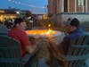 The beer garden and firepit at Banging Gavel, 17400 S. Oak Park Ave. in Tinley Park, will remain open until the end of September. 