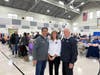 Tinley Park Mayor Michael Glotz, Tinley Park Clerk Nancy O’Connor, and Tinley Park Trustee Bill Brady (left to right)