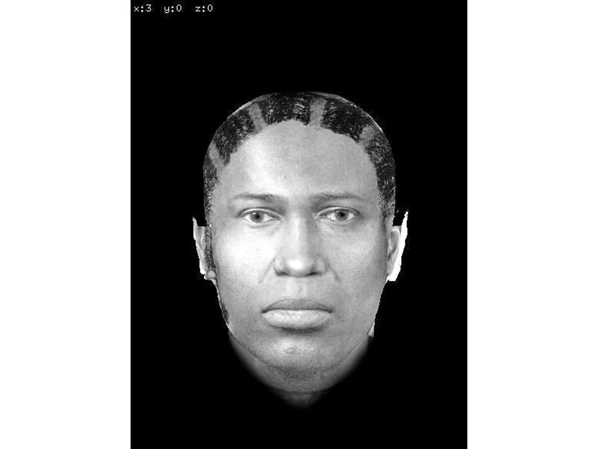 A composite sketch of the suspect in the 2008 Lane Bryant shootings.