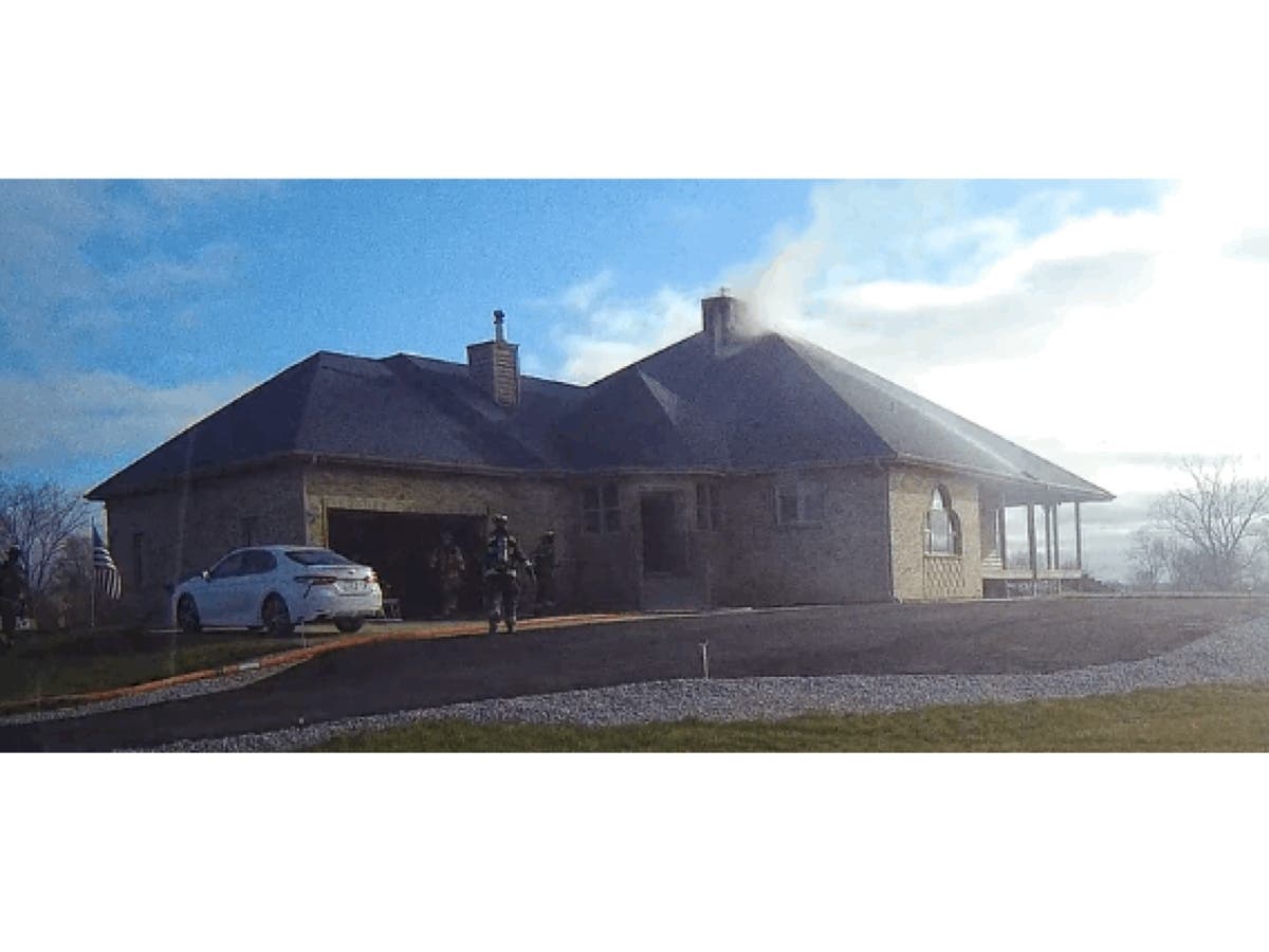 All residents and firefighters were safe following a chimney fire at a Peotone home Friday morning, officials said. 