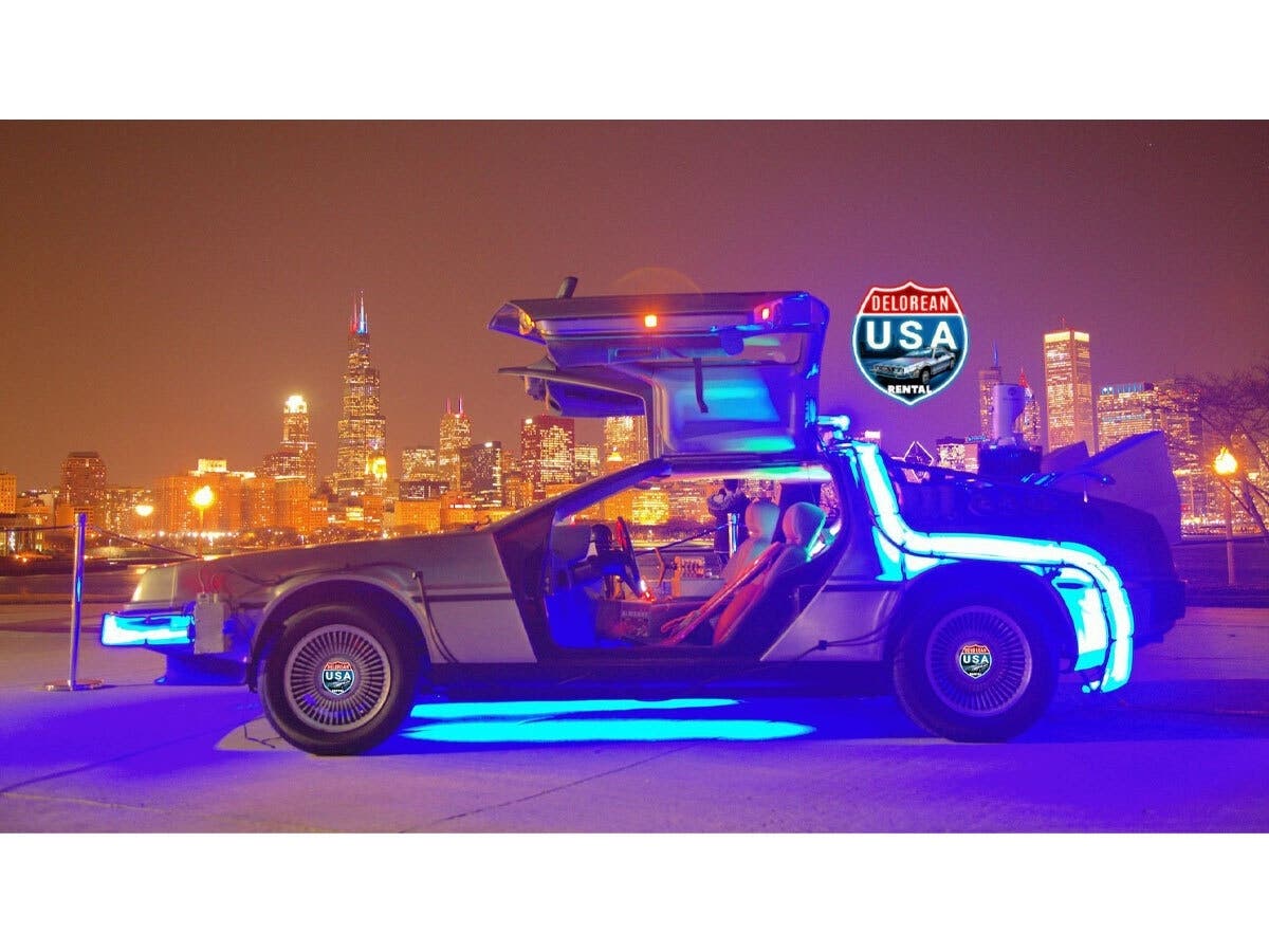Tom and Corrinna Sedor's love for the DeLorean inspired a rental business to share the car with fans. 