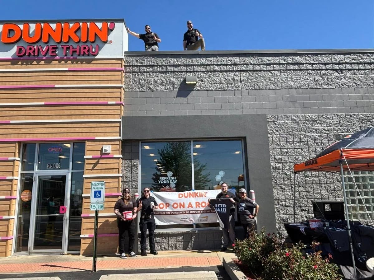 Tinley Park police will take to the rooftops of all Tinley Park Dunkin' locations for the May 15 Cop on a Rooftop fundraiser for Special Olympics Illinois 