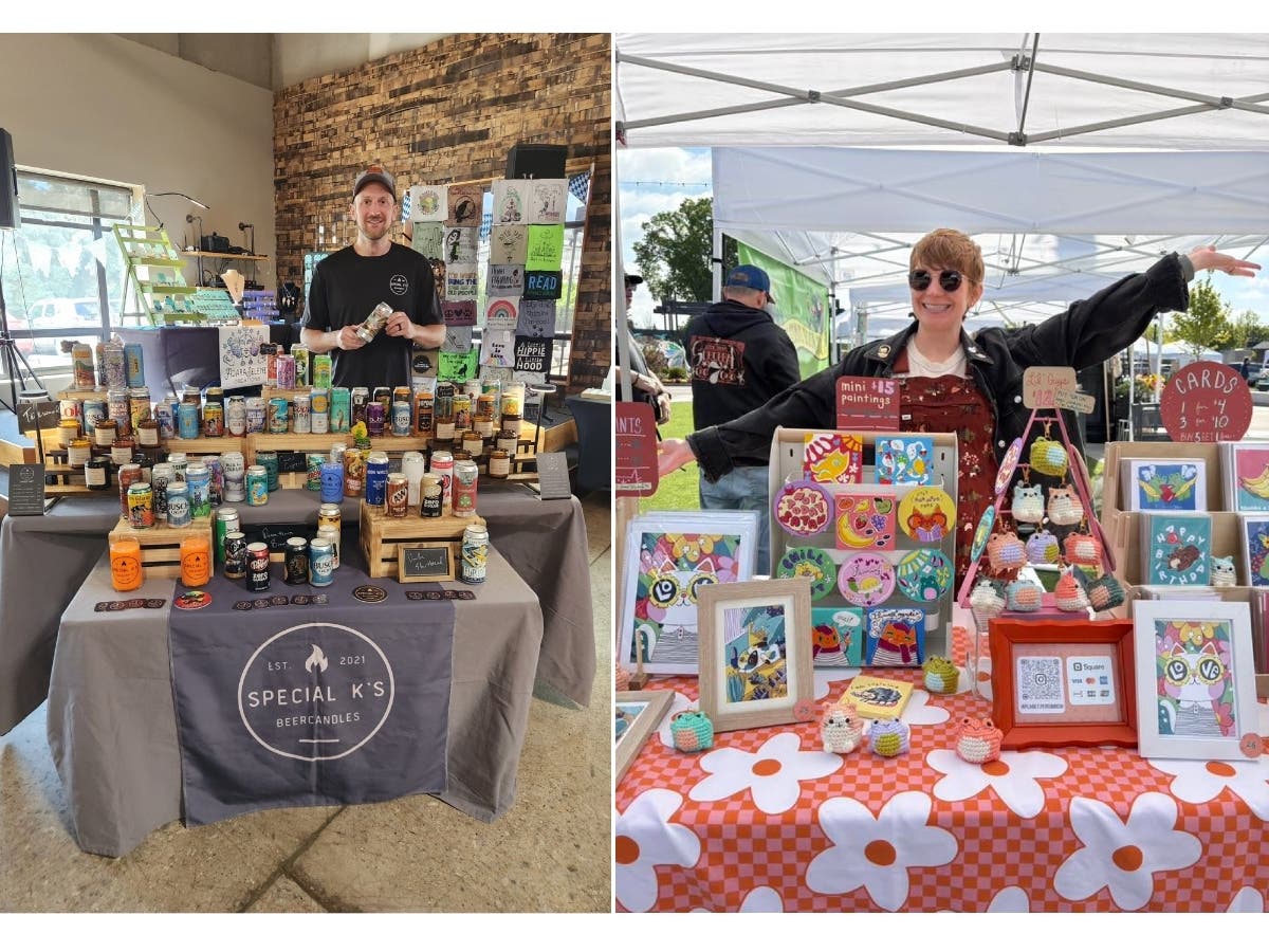 Special K Candles is a regular at Hailstorm and a shopper favorite. Plant Persimmon plans to have new prints and stickers for the Flurry Artisan Market. 