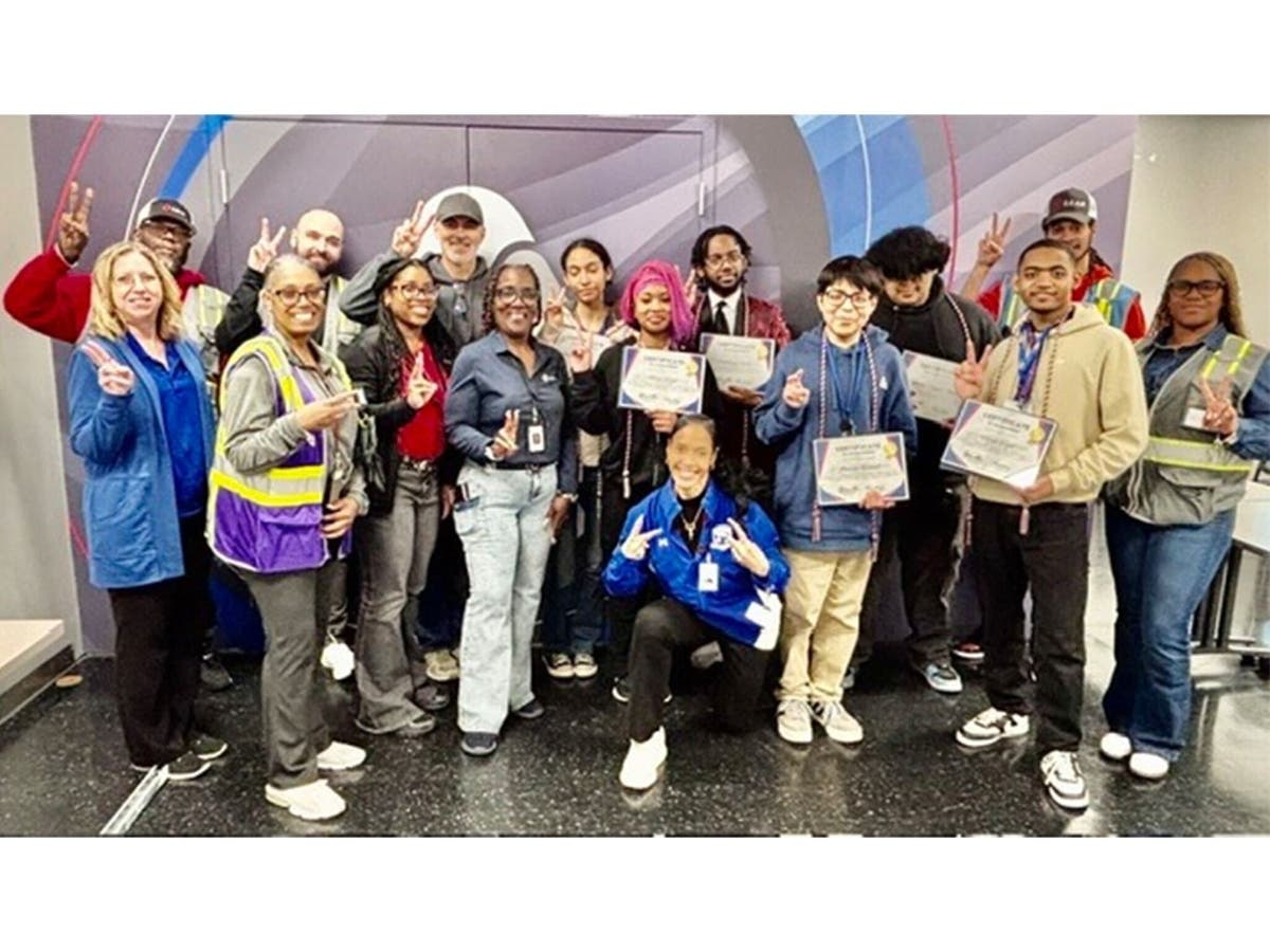 Several students recently completed a pilot partnership program with Bloom High School and LEAR Hammond. 