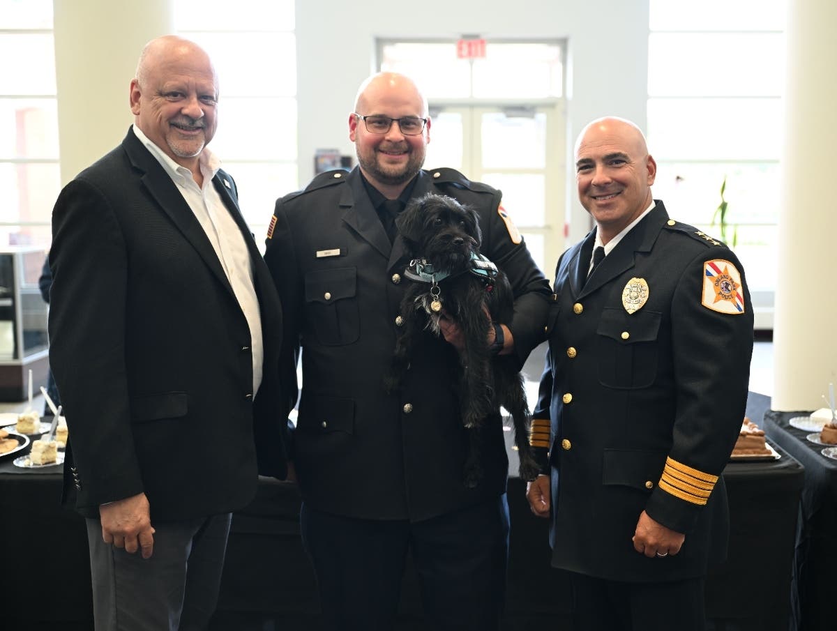 The Orland Park Police Department has welcomed a new therapy dog, sworn in June 1.