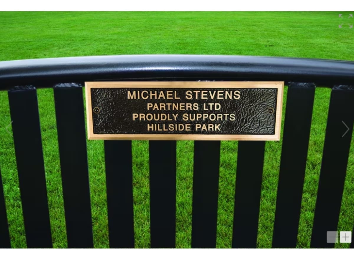 The Flossmoor Veterans' Memorial Inc. is offering bench sponsorships as a way to raise funds to maintain the memorial once it's built.