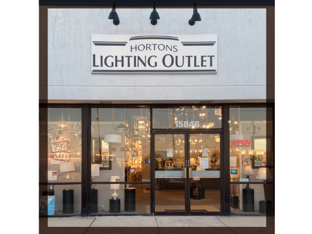Hortons Home Lighting will close its outlet location in Orland Park at the end of August, the company said Tuesday.