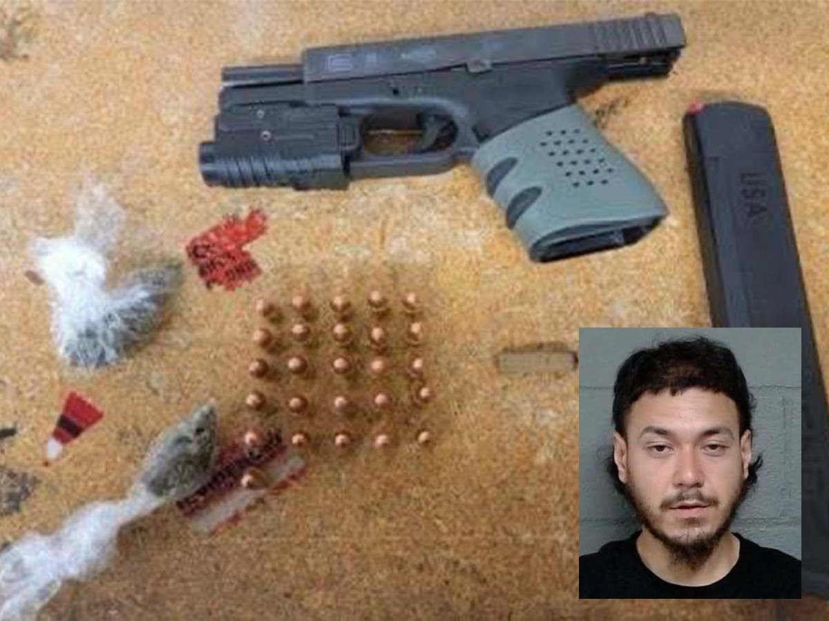 A Chicago Heights man faces drug and gun charges after a traffic stop July 13.
